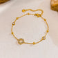 Bracelet Minimaliste cercle scintillant