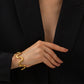 Bracelet Onde dorée