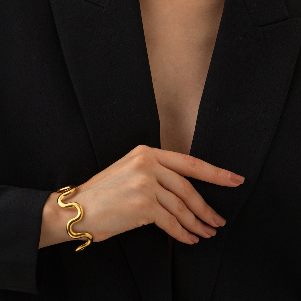 Bracelet Onde dorée