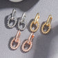 Boucles d'oreilles Dualité torsadée - Élégance quotidienne