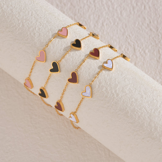 Bracelet Cœur goutte d'amour - Design tendance