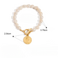 Duo bracelets Élégance impériale - Perles & Médaillons dorés